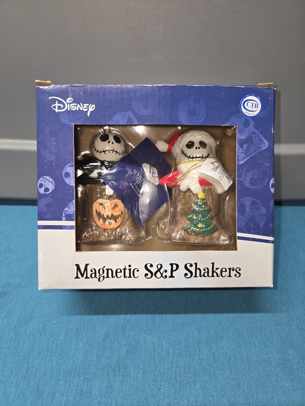 HTF Westland Nightmare Before Christmas Jack Skellingtons Salt & Pepper Shakers